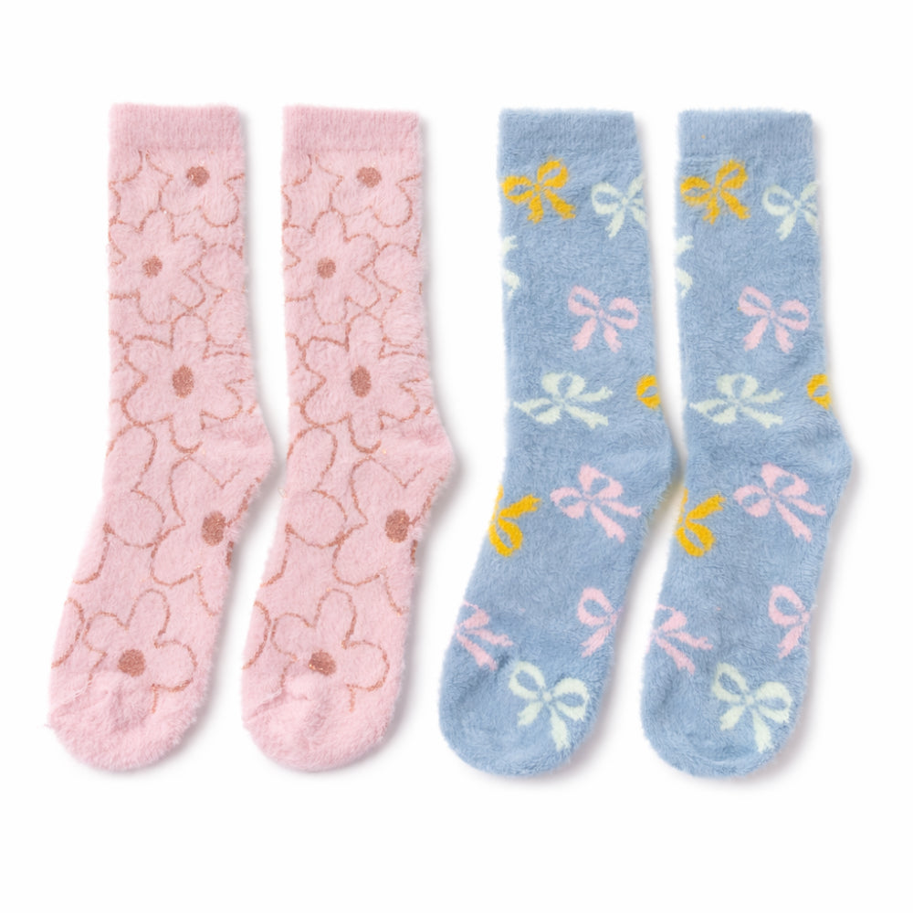 The Daisy Edit 2pk Sleep Socks - BLOOM